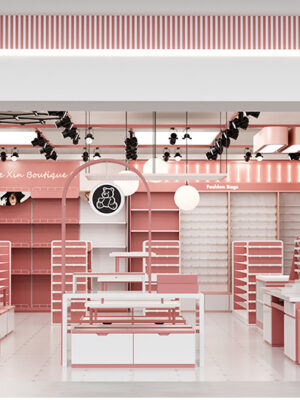 Shop Design Boutique Store Display Shelf Blind Box tide Play Shop Shelf Iron Wood Combination Boutique Chain Store Display Rack