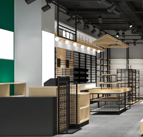 Supermarket Stationery Shelf Double Sided Backboard Iron Wood Island Snack Pet Maternal and Child Supplies Display Rack Storage