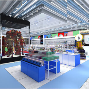 0311-6-2 Custom Shelves Toy Store Display Cabinets Island Cabinets Display Shelves Storage Commercial Shopping Mall