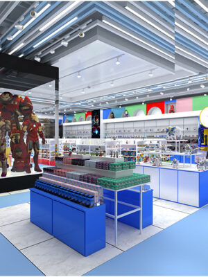 Custom Shelves Toy Store Display Cabinets Island Cabinets Display Shelves Storage Commercial Shopping Mall