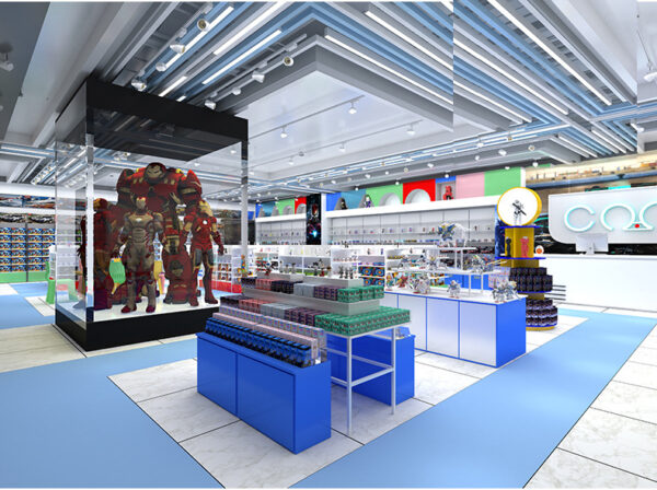 Custom Shelves Toy Store Display Cabinets Island Cabinets Display Shelves Storage Commercial Shopping Mall