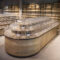 Supermarket Shelf Island Coarse Cereals Dry Container Double-sided Bulk Food Cabinet Four-tier Three-tier Display Cabinet