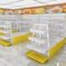 Small Double-Sided Multi-Functional Food Display Rack for Convenience Store Supermarket Snack Shelf