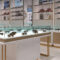 Glasses Cabinet Display Cabinet Wood Grain Sunglass Kiosk Vertical Counter Island Creative High-end Push-pull Mall Use Display