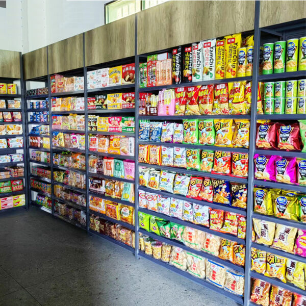 Supermarket Shelf Wholesale Four-column Display Rack Department Store Rack Hardware Store Single-sided Double-sided Island Shelf