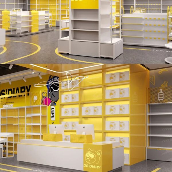 Supermarket Shelves Display Cabinet Toy Store Decoration Store Figure Blind Box Toy Retailer Display Cabinets Shelf Display