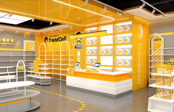 Toy Store Shelf Anime Trendy Layered Grid Shelf Peripheral Display Stand Cultural Creative Pin Figure Blind Box Display Cabinet