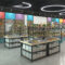 Whole Store Design Supermarket Shelves Bookstore Display Cabinet Cultural Creative Stationery Store Display Shelves