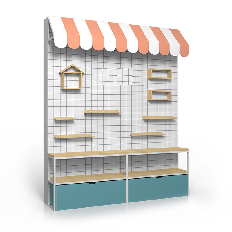 Whole Store Design Supermarket Shelves Bookstore Display Cabinet Cultural Creative Stationery Store Display Shelves