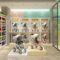Custom Supermarket Shelves Display Stand for Mother Baby Store Pet Toys Children's Clothing Milk Display Racks