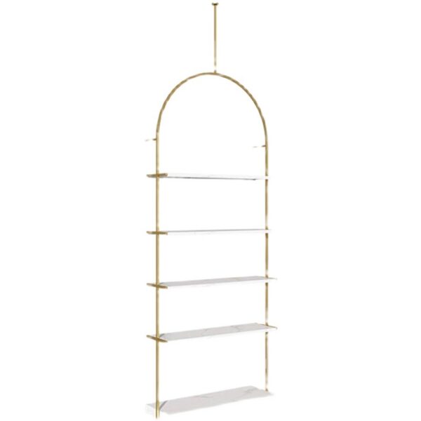 Commercial Children's Shoes Wall-Mounted Display Rack Shelves with Lights Steel & Wooden Board for Shoe Store and Supermarket