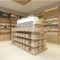 Stationery Store Design Steel Wood Display Rack Display Stand Multifunctional Bookshelf Island Side Display Cabinet Shelf
