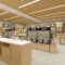 Stationery Store Design Steel Wood Display Rack Display Stand Multifunctional Bookshelf Island Side Display Cabinet Shelf