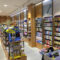 Stationery Store Design Steel Wood Display Rack Display Stand Multifunctional Bookshelf Island Side Display Cabinet Shelf