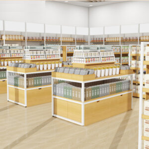 0317-1-1 Stationery Store Design Display Shelves Promotion Desk Toy Store Boutique Store Flow Table Display Cabinet Display Racks