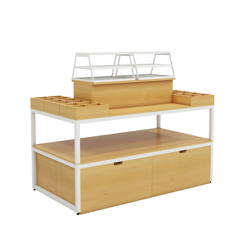 0317-1-3 Stationery Store Design Display Shelves Promotion Desk Toy Store Boutique Store Flow Table Display Cabinet Display Racks