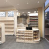 Adjustable Steel-Wood Convenience Store & Supermarket Pharmacy Display Shelves for Wholesale Snack Boutique Use