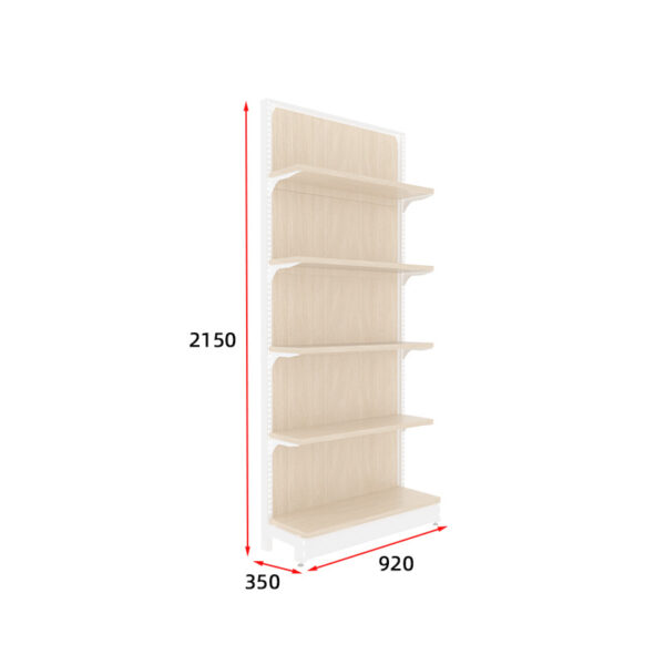 Adjustable Steel-Wood Convenience Store & Supermarket Pharmacy Display Shelves for Wholesale Snack Boutique Use