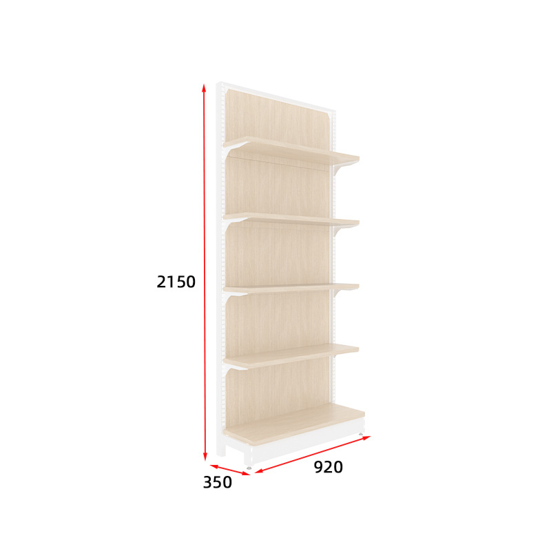 Adjustable Steel-Wood Convenience Store & Supermarket Pharmacy Display Shelves for Wholesale Snack Boutique Use