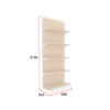 Adjustable Steel-Wood Convenience Store & Supermarket Pharmacy Display Shelves for Wholesale Snack Boutique Use