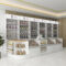 Cigarette Alcohol Display Cabinet Cash Register Wine Cabinet Corner Cabinet Glass Counter for Supermarket Convenience Store