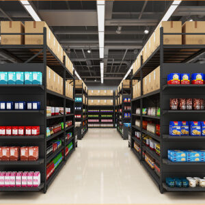 0317-3-1 Supermarket Shelf Rack Large Warehouse Goods Storage Rack Membership Store Discount Store Display Rack Wholesale Display Shelves