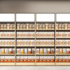 0318-1-4 Wholesale Supermarket Shelves Convenience Stores Snack Shops Mother and Baby Boutique Stationery Stores Island Back Mesh Shelves