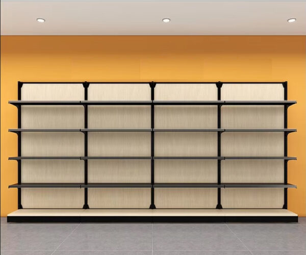 0318-2-4 Customized Adjustable Mesh Panel Supermarket Display Shelves Storage Shelves Daily Necessities Supermarket Display Racks