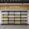 Customized Adjustable Mesh Panel Supermarket Display Shelves Storage Shelves Daily Necessities Supermarket Display Racks