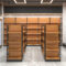 wholesale Wood grain paint shopping mall shelves beer beverage grain and oil display shelves large supermarket shelves