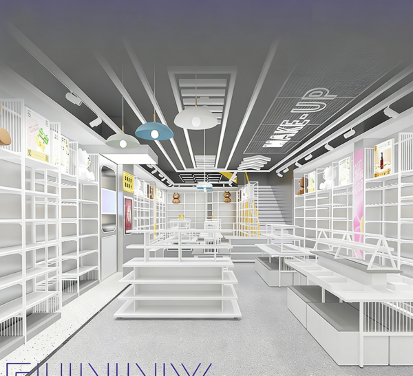 Customized Shopping Mall Trendy Toy Store Store Shelf Storage Rack Chain Store Blind Box Storage Display Rack