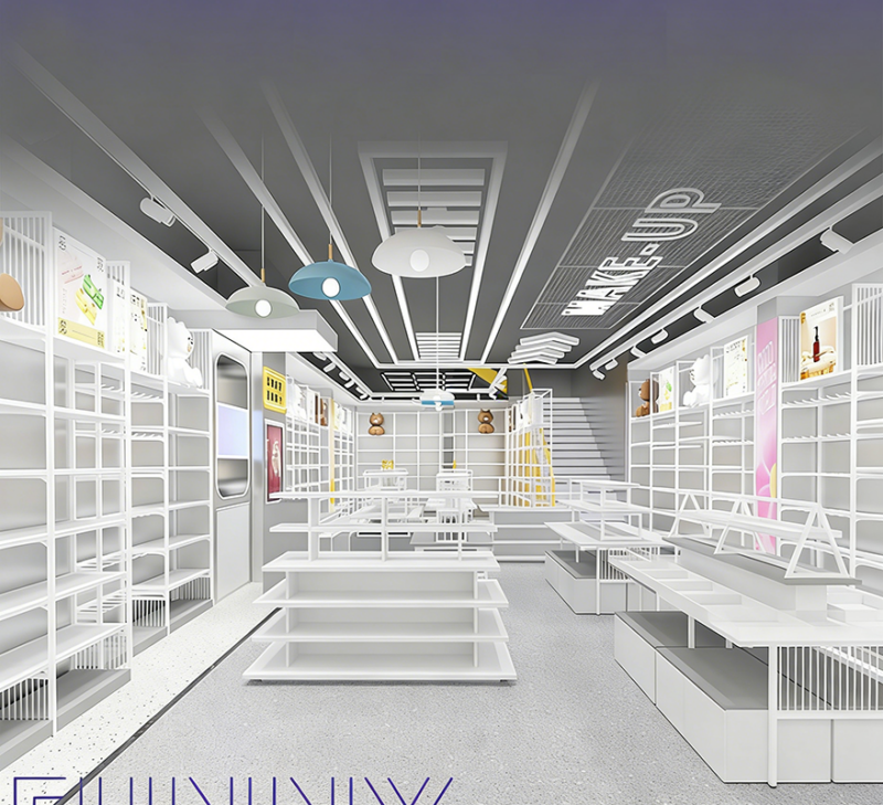 Customized Shopping Mall Trendy Toy Store Store Shelf Storage Rack Chain Store Blind Box Storage Display Rack