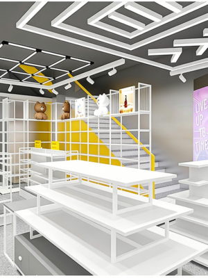 0319-1-4 Customized Shopping Mall Trendy Toy Store Store Shelf Storage Rack Chain Store Blind Box Storage Display Rack