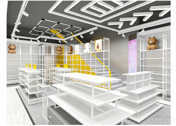 Customized Shopping Mall Trendy Toy Store Store Shelf Storage Rack Chain Store Blind Box Storage Display Rack