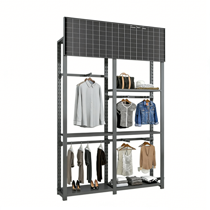 Customized Shopping Mall Sports Equipment Clothing Display Shelves Storage Racks Chain Stores Display Racks Display Stand
