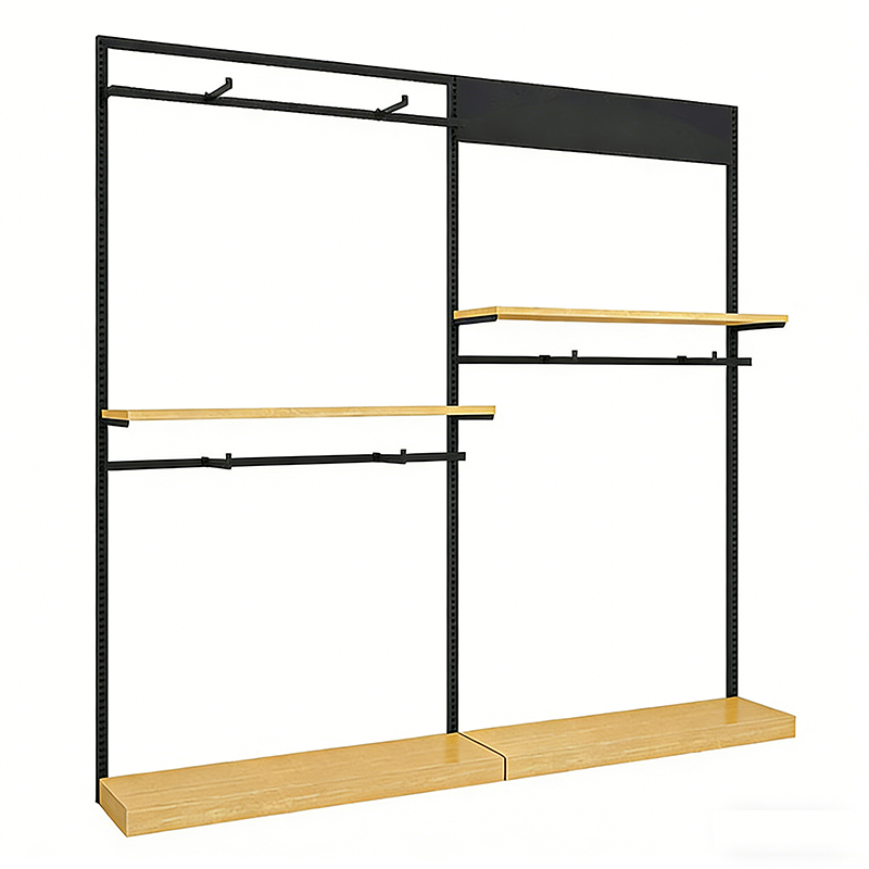 0320-2-11 Whole Store Design Customized Shopping Mall Clothing Men's Clothing Store Shelves Storage Racks Chain Stores Display Racks