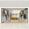 0320-2-2 Whole Store Design Customized Shopping Mall Clothing Men's Clothing Store Shelves Storage Racks Chain Stores Display Racks