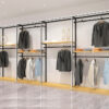 Whole Store Design Customized Shopping Mall Clothing Men's Clothing Store Shelves Storage Racks Chain Stores Display Racks