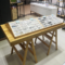 Customized Wood Baking Paint Glass Glasses Display Cabinet Island Cabinet Sunglasses Eyeglass Store Shelf showcase