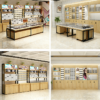 Customized Baked Paint Glasses Display Cabinet Shopping Mall Glasses Glass Island Cabinet Sunglasses Shelf High Cabinet