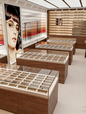Customized Light Luxury Glass Display Racks Sunglasses Showcase Multi Layer Product Display Cabinet Whole Store Output