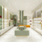 Shoe Store Design High End Display Cabinets Customized Shopping Mall Bag Leather Goods Display Cabinet with Lights Showcases