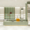 Shoe Store Design High End Display Cabinets Customized Shopping Mall Bag Leather Goods Display Cabinet with Lights Showcases