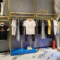 0325-5-5 Customized Stainless Steel Clothing Display Rack Floor Standing Clothes Hanger Specific Shopping Mall Clothing Display Shelves