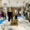 0325-5-8 Customized Stainless Steel Clothing Display Rack Floor Standing Clothes Hanger Specific Shopping Mall Clothing Display Shelves