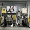 Custom Men's Clothing Store Racks High-end Shopping Malls Brand Stores Exhibition halls Boutique Store Clothing Display Shelves