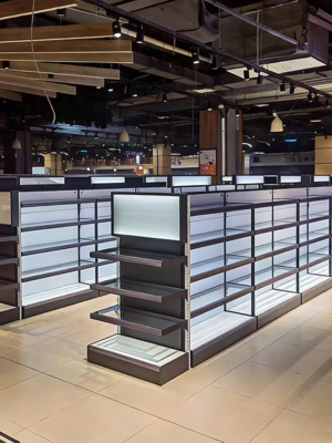 0326-2-1 Cosmetics Display Rack Nail Art Makeup Skincare Product Sample Shelf Beauty Store Product Display Cabinet showcase