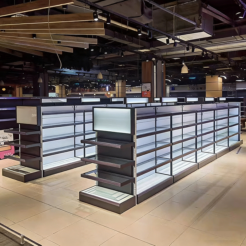 0326-2-1 Cosmetics Display Rack Nail Art Makeup Skincare Product Sample Shelf Beauty Store Product Display Cabinet showcase