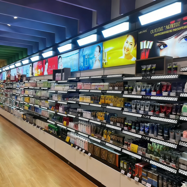 Cosmetics Display Rack Nail Art Makeup Skincare Product Sample Shelf Beauty Store Product Display Cabinet showcase