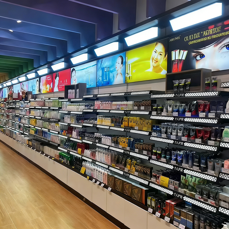0326-2-3 Cosmetics Display Rack Nail Art Makeup Skincare Product Sample Shelf Beauty Store Product Display Cabinet showcase